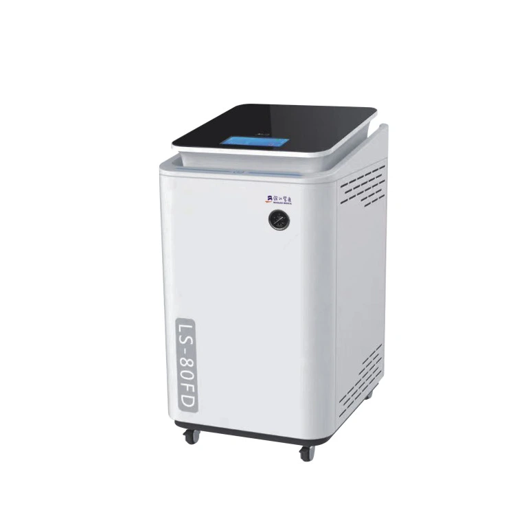 Esterilizador a vapor de pressão vertical flip-top automático